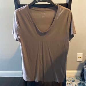 Brown swoop neck shirt from Target